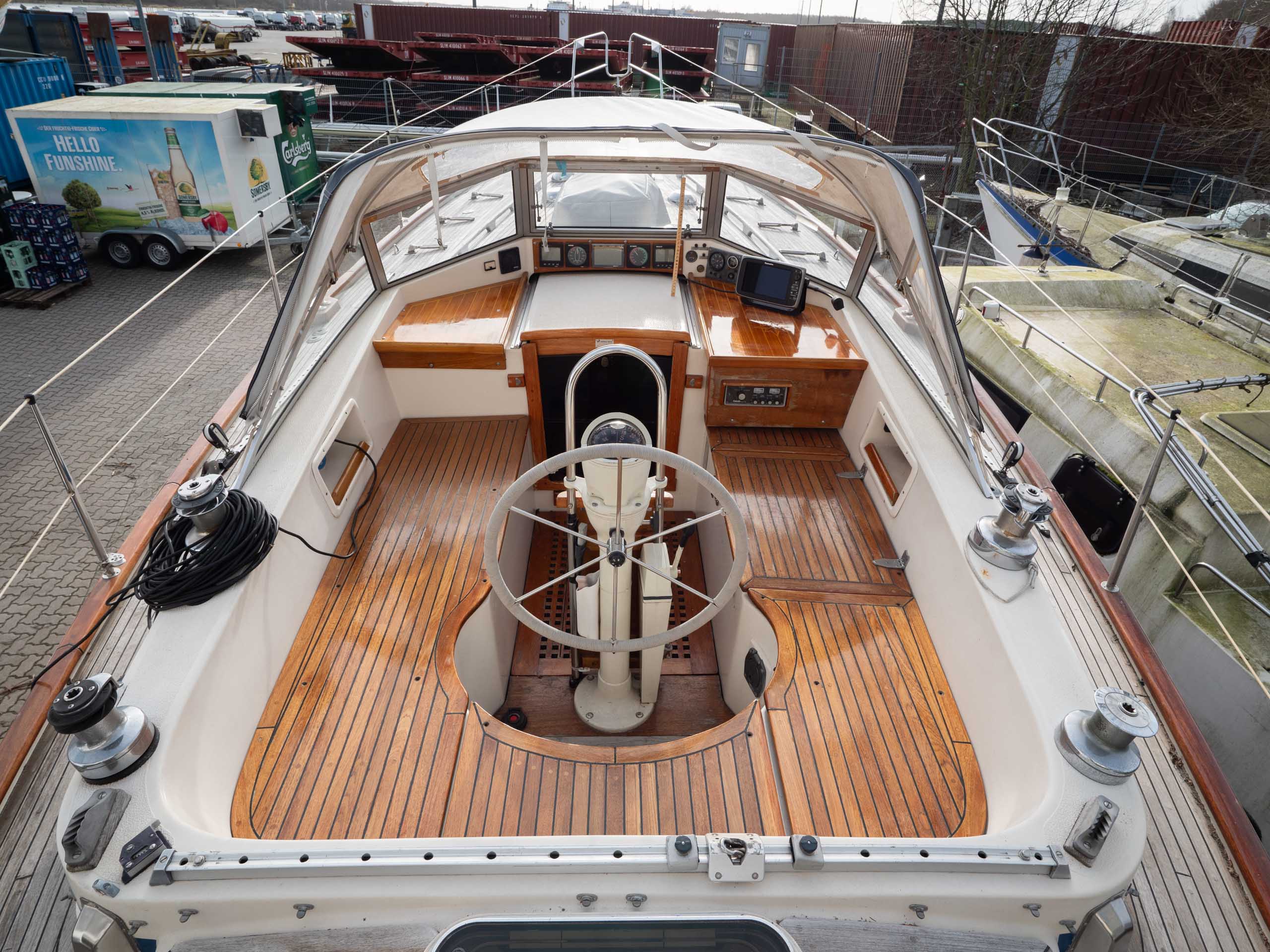 Traveller im Rücken