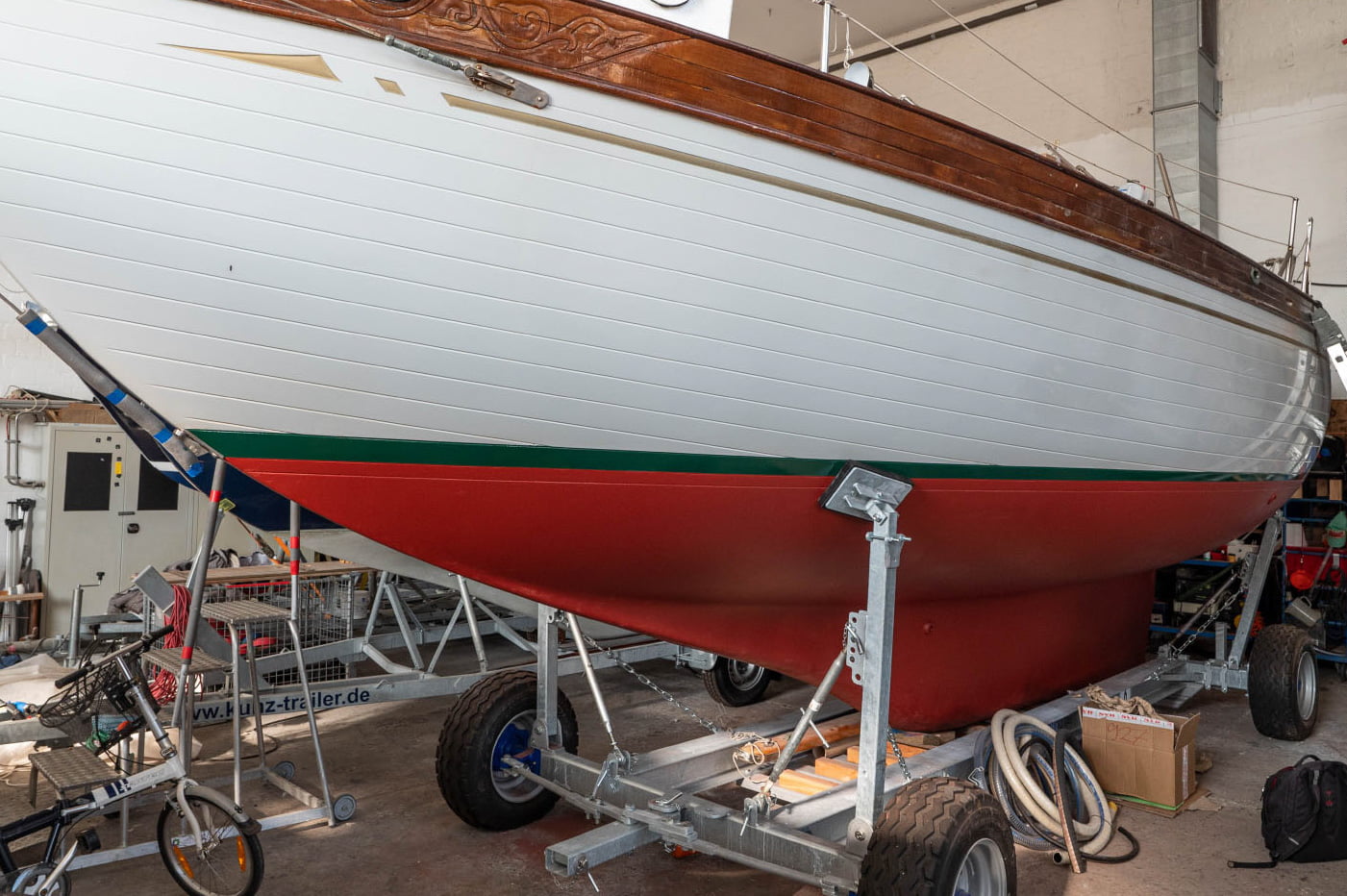 tolle Kielform ohne Bolzen